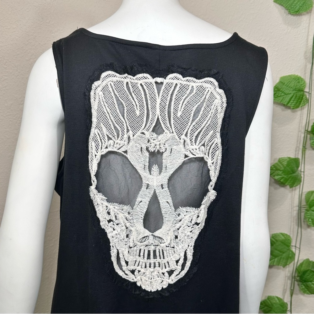 SOLD Torrid Skull Dress Black - Picture 8 of 12